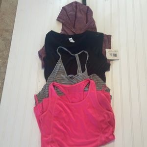 Set of 4 Workout tops